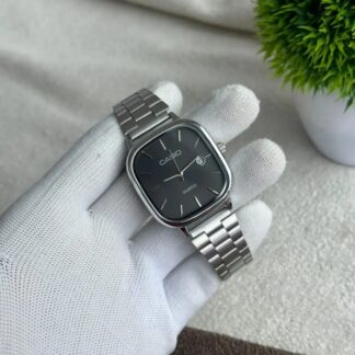 Saa ya Casio ya Zamani ya Rangi ya Fedha - Tanzania Store